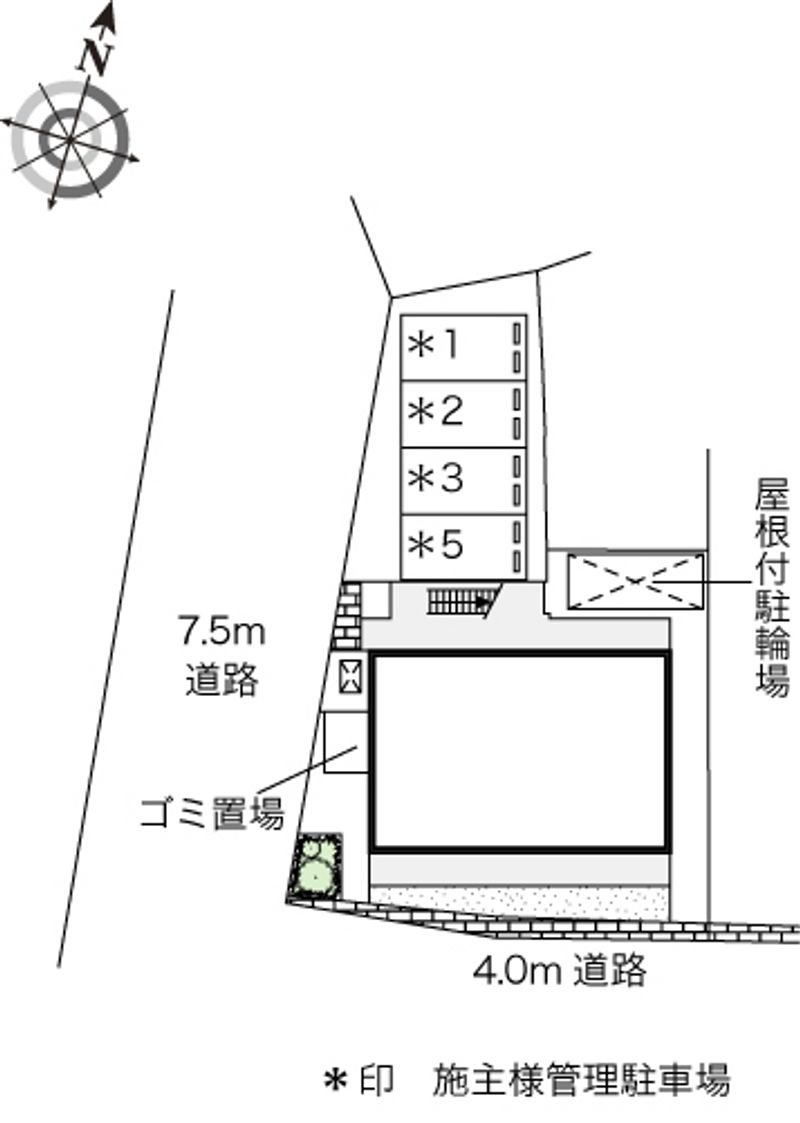 レオパレスリバービレッジ 配置図
