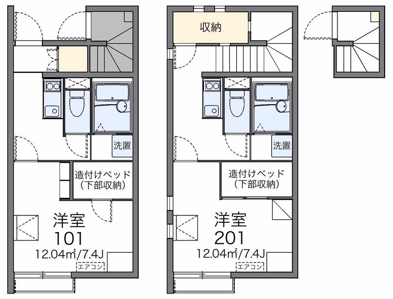 レオネクストＡＳＵＫＡ 間取図