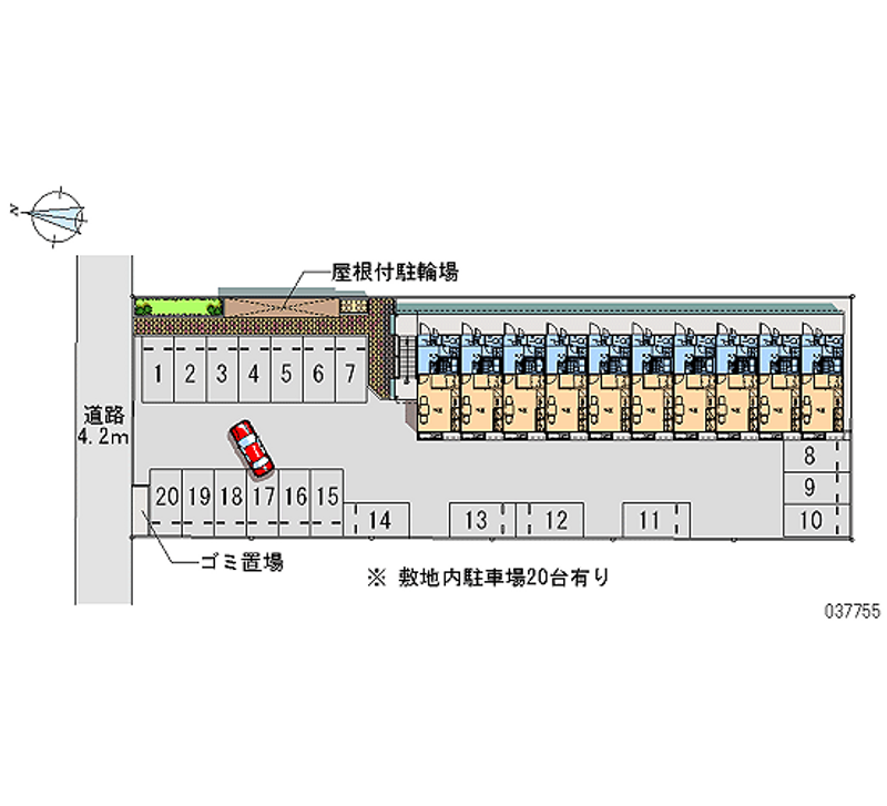 37755月租停車場