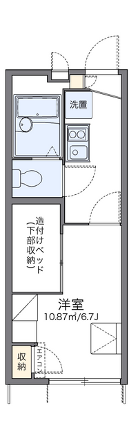 レオパレスコーポ柴又 間取り図