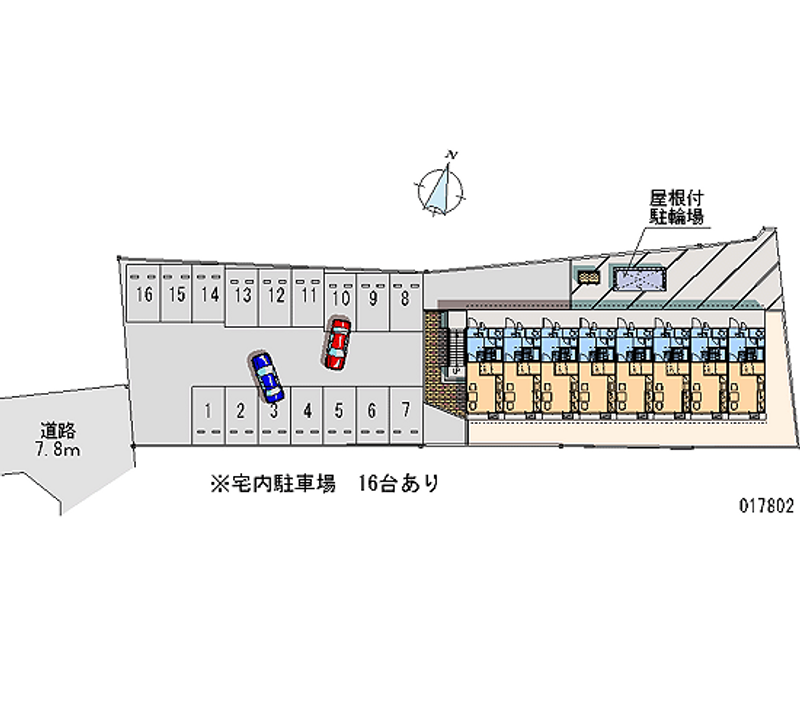 17802月租停車場