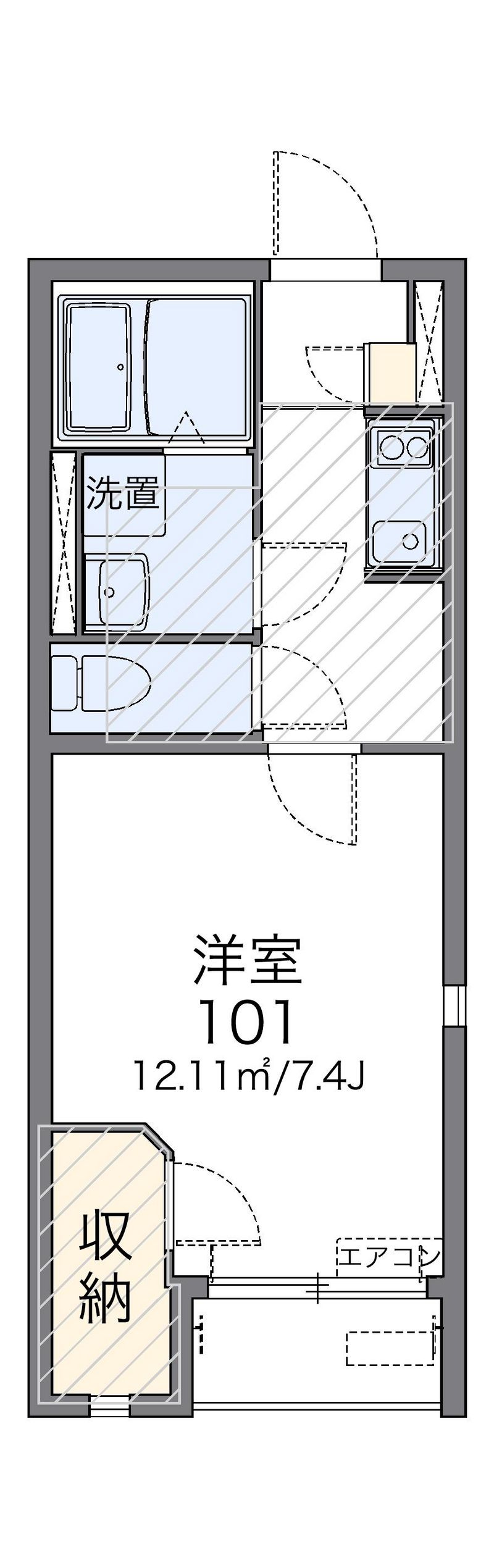 レオネクスト小山ロイヤル館 間取図