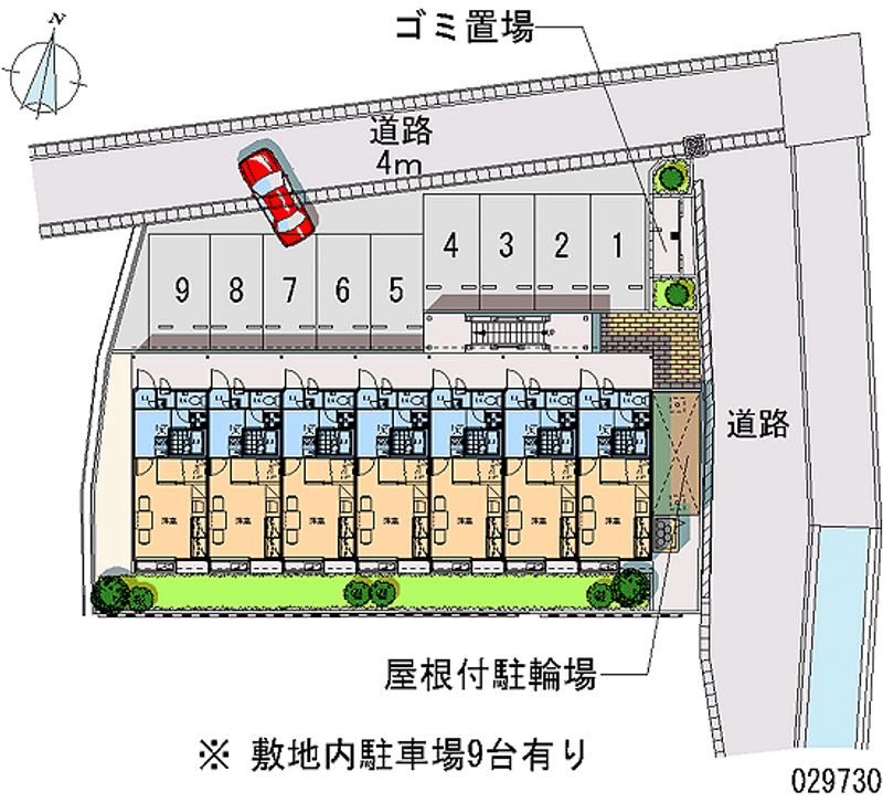 29730 Monthly parking lot