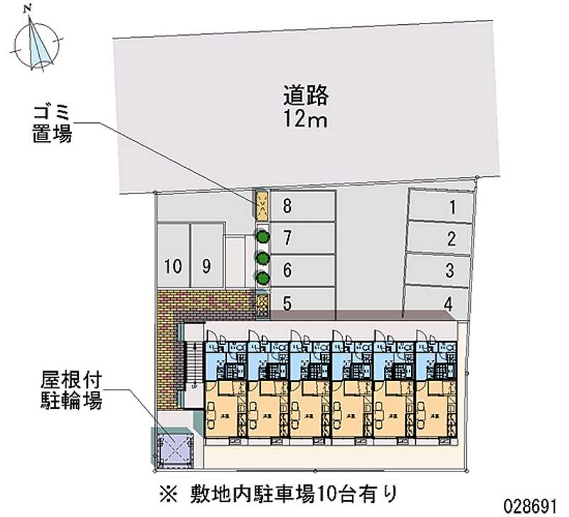 レオパレス城東 月極駐車場