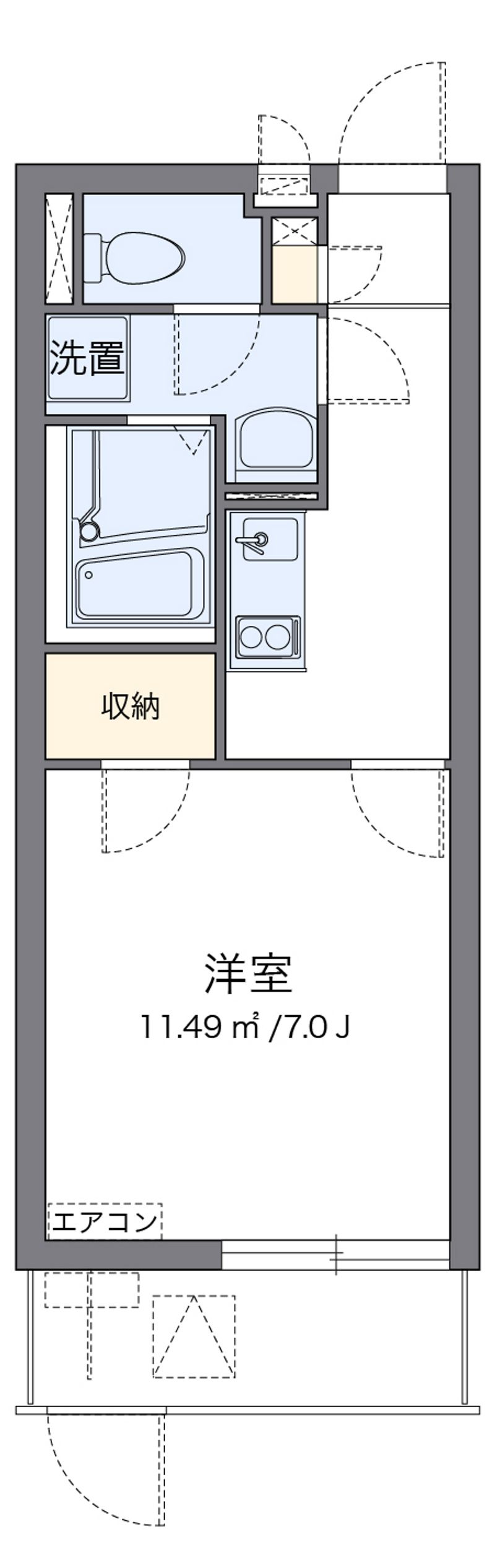 クレイノ桜 間取り