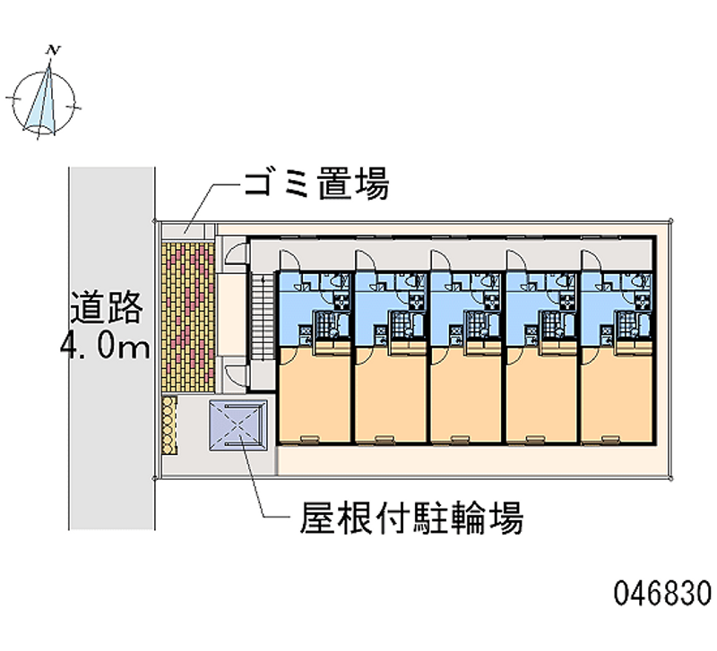 レオパレスこまくさ 区画図