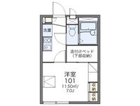レオパレス宮前 間取図