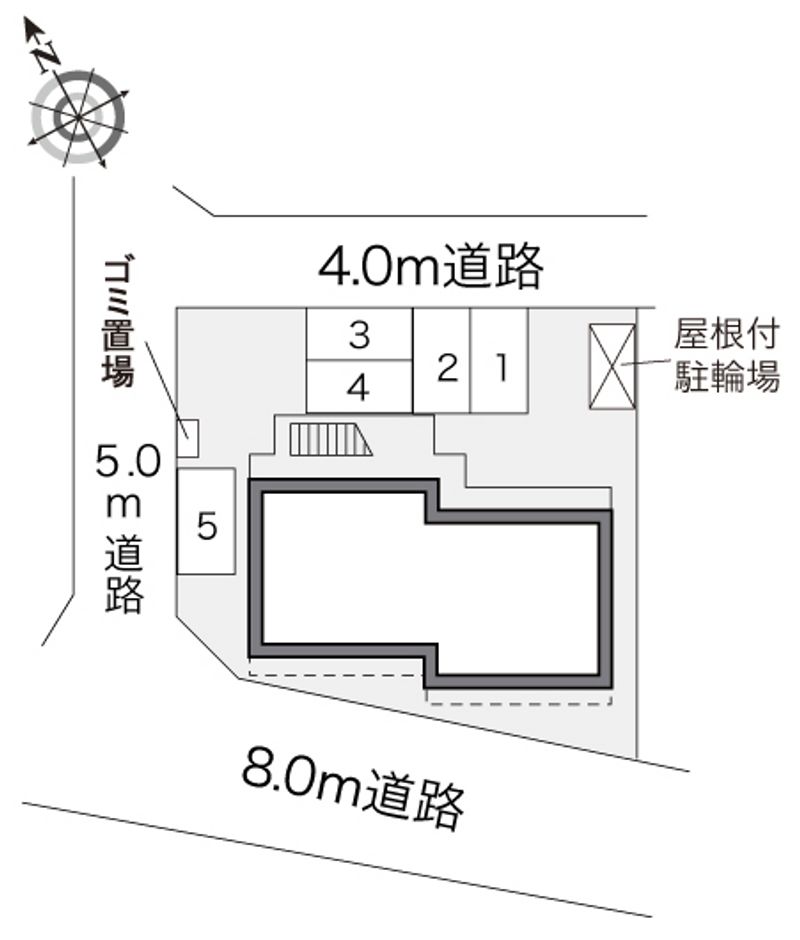 レオパレスフルール 配置図