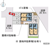 レオパレスサイドⅡ 区画図