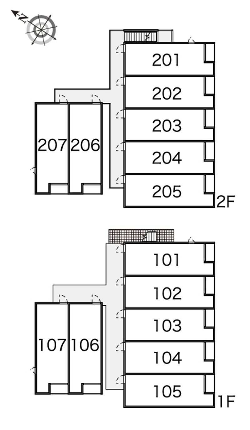レオネクスト羽生 間取配置図