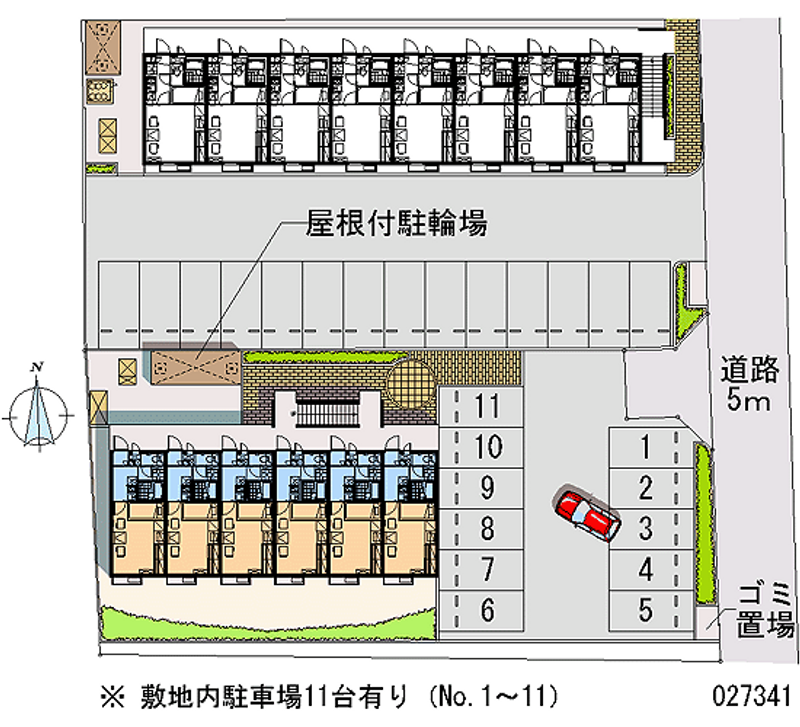 27341 Monthly parking lot