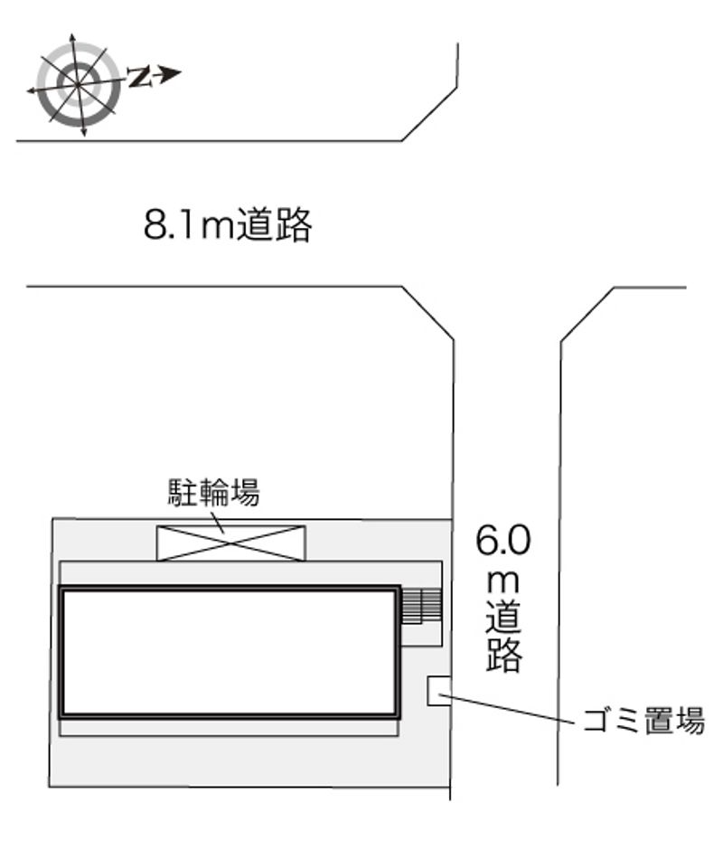 レオパレスセジュール野江 配置図