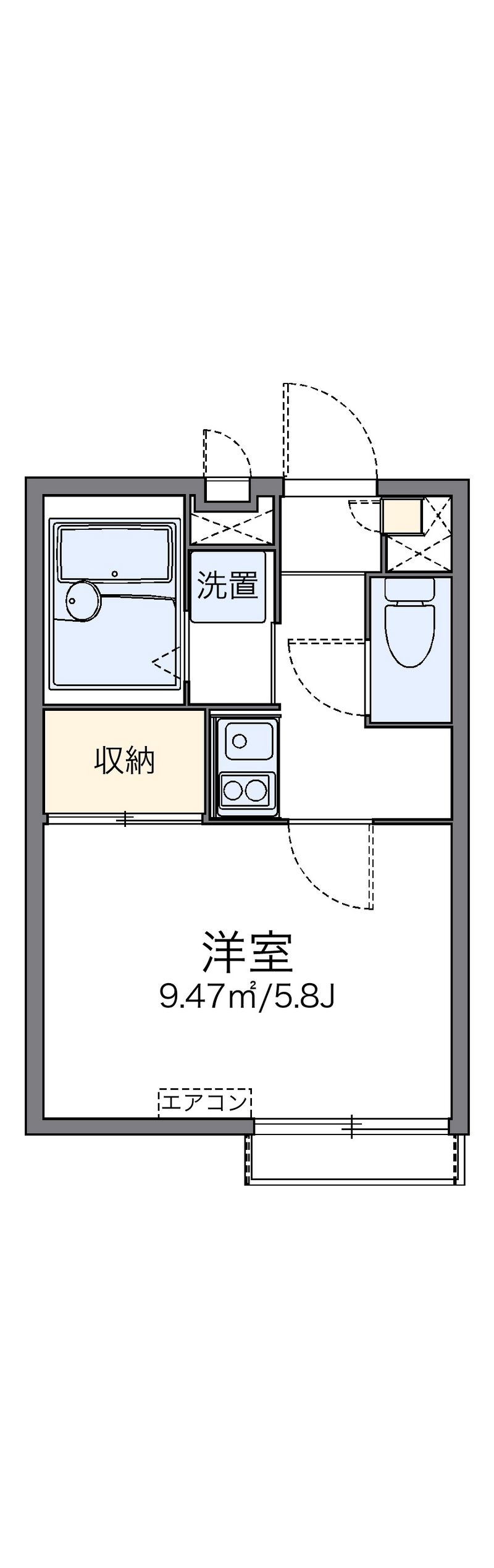 レオパレスＧｌｏｒｙ 間取図