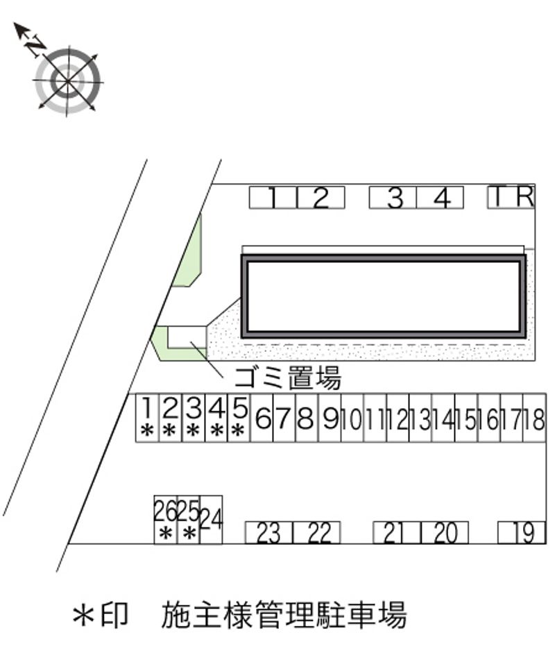 レオパレスグレース 駐車場