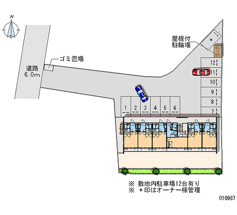 レオパレス如意申 月極駐車場