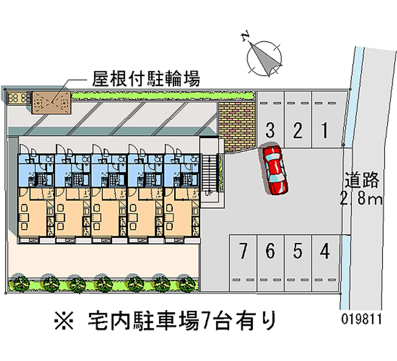 レオパレスリーヴァ 月極駐車場