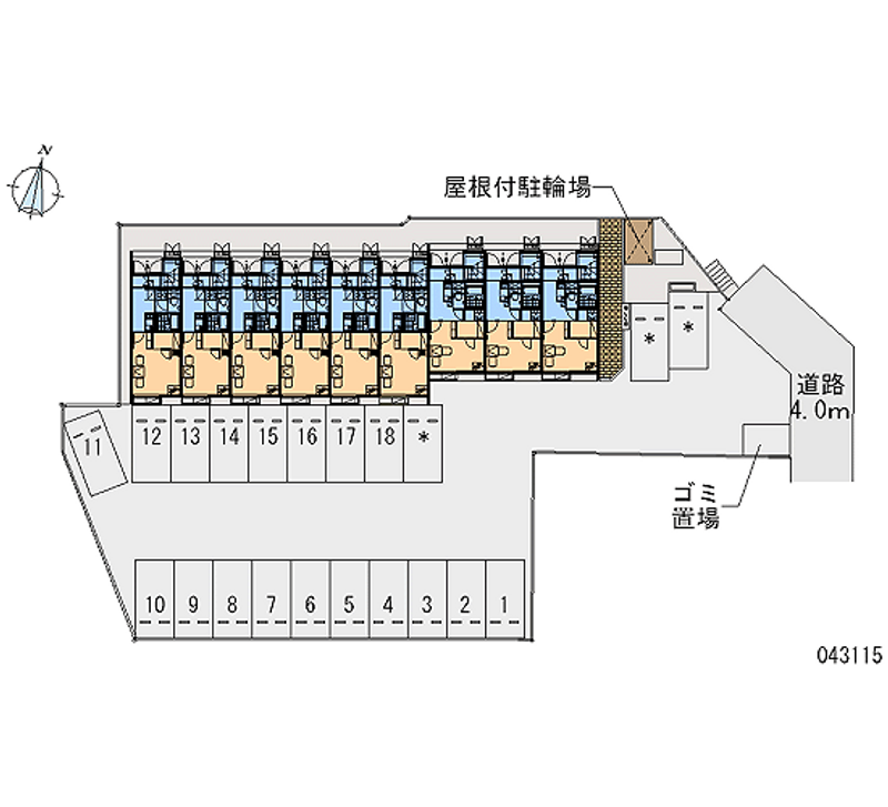 レオネクストＳＨＩＫＩ 月極駐車場