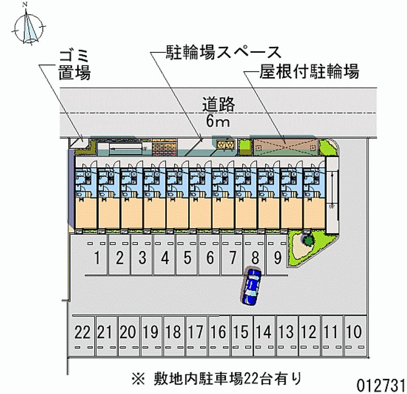 12731 Monthly parking lot