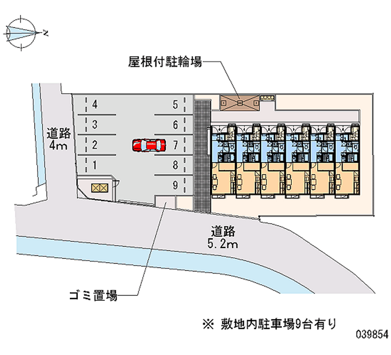 レオパレス前田 月極駐車場