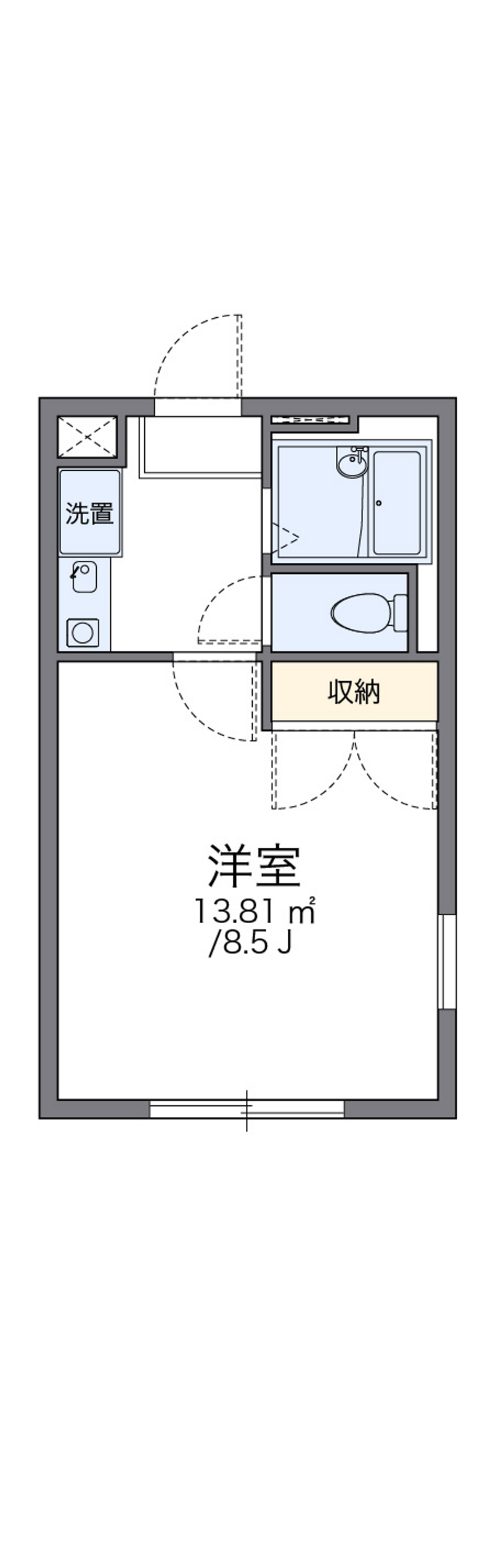 レオパレスベルマリー 間取り