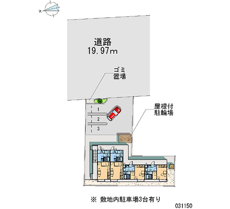 レオパレス船頭場 月極駐車場