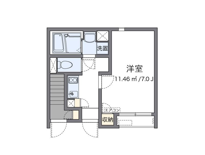 クレイノＭａｙ 間取図