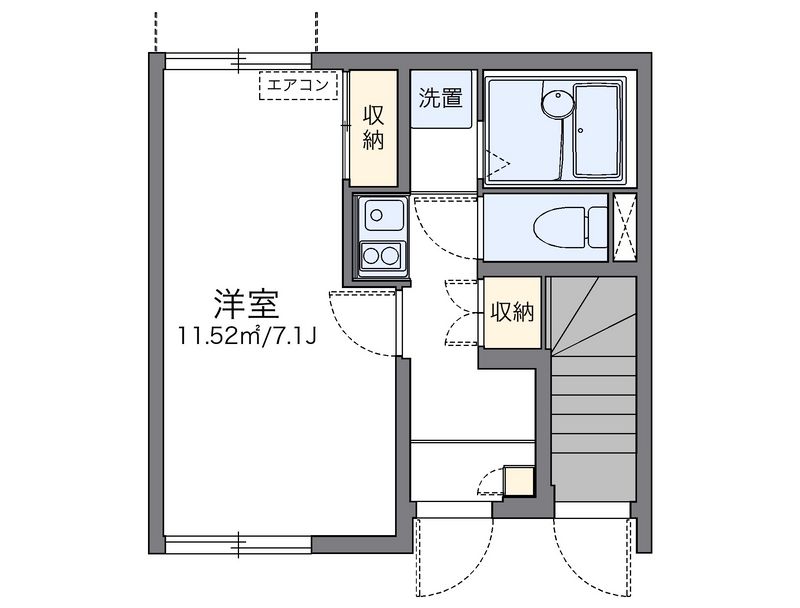 LEONEXT Wise Minami Magome II Floor plan