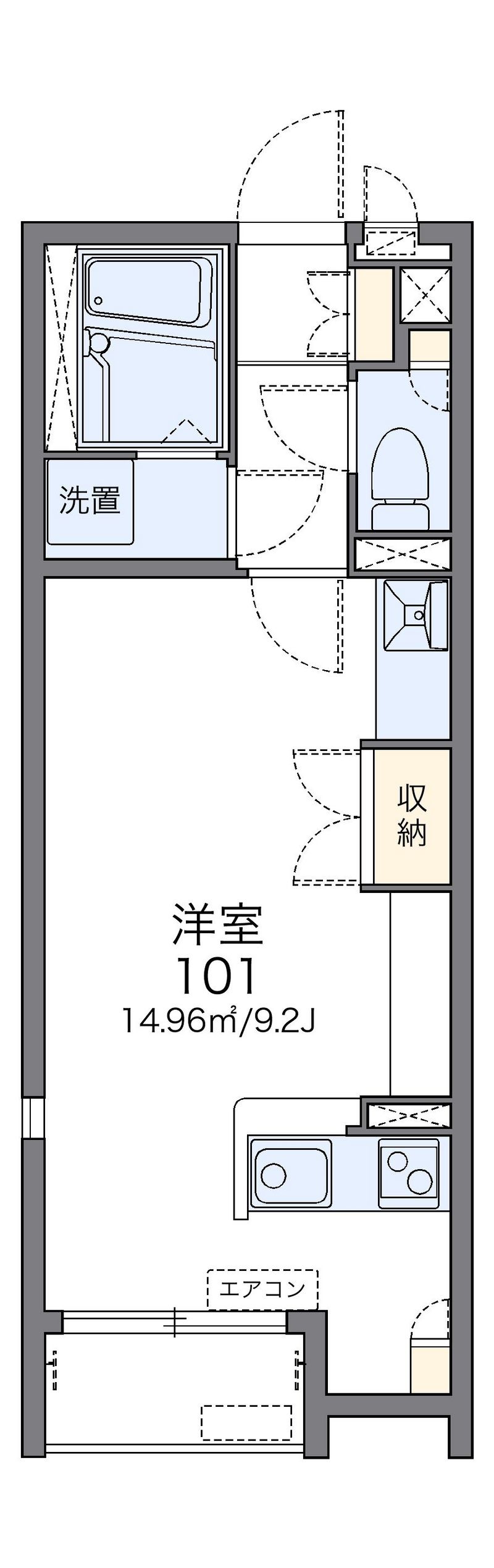 レオネクストシルクⅢ 間取図