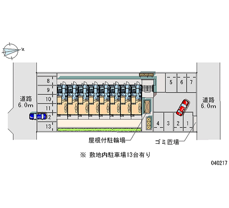 レオパレスエトワール城南 月極駐車場