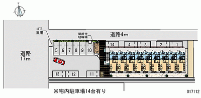 17112 Monthly parking lot