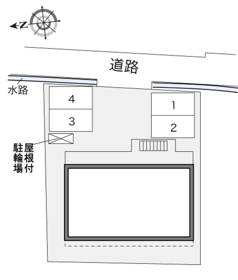 レオパレスオンフルール 配置図