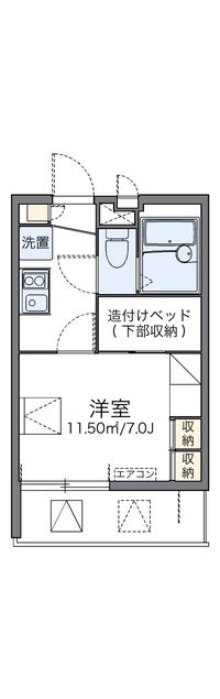 レオパレスＢＬＵＥ　ＮＯＴＥ 間取り図