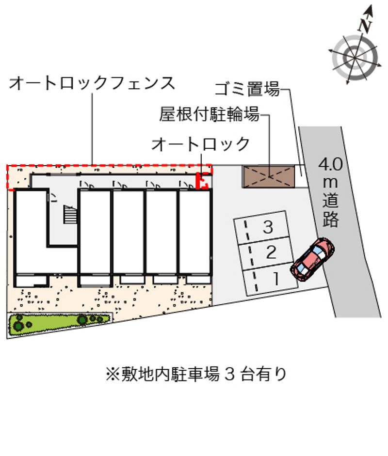 ミランダきぼう館 配置図