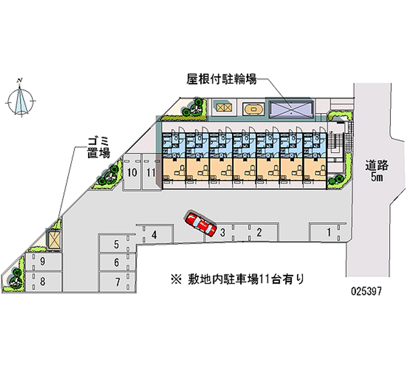レオパレス早苗 区画図