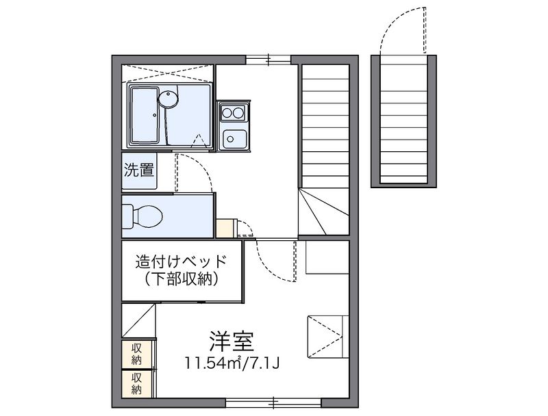 レオパレスヴィラ中村公園 間取図