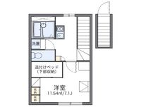 レオパレスヴィラ中村公園 間取り図