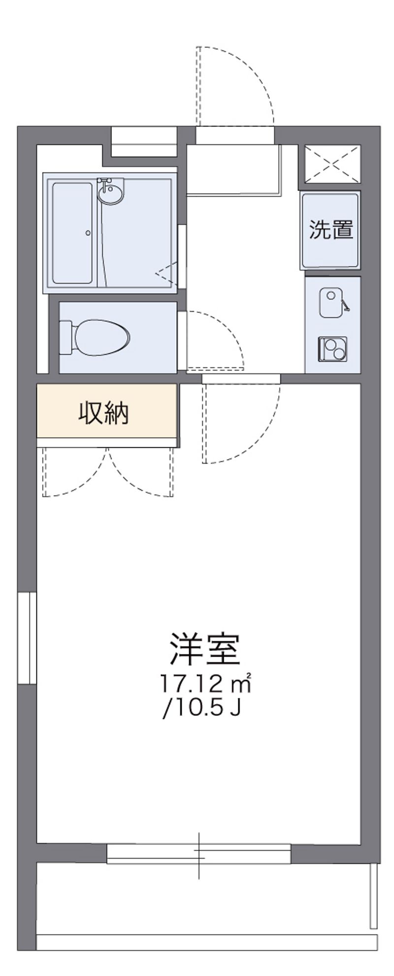 レオパレスＩＺＵＭＩ 間取図
