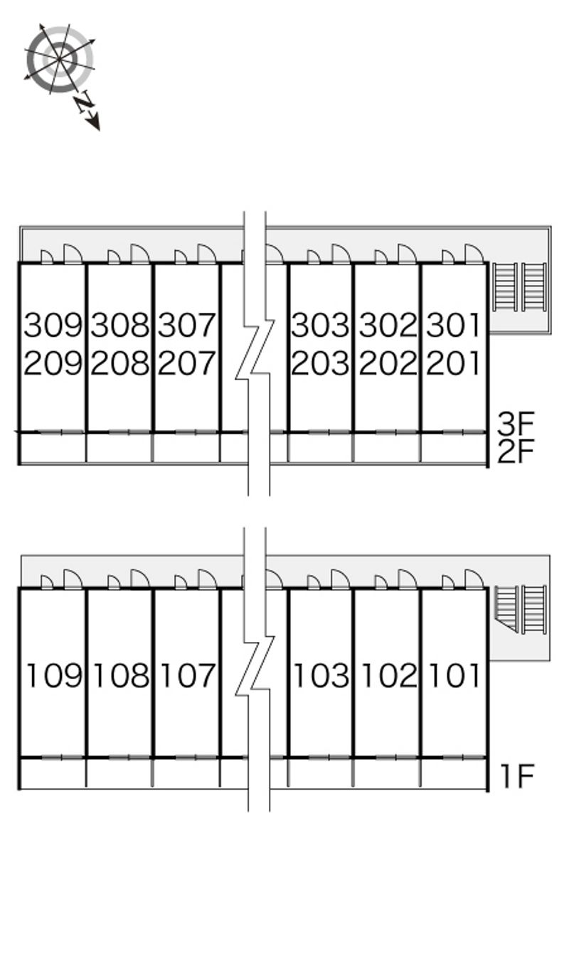 レオパレスＣｏｎｆｅｉｔｏ 間取配置図