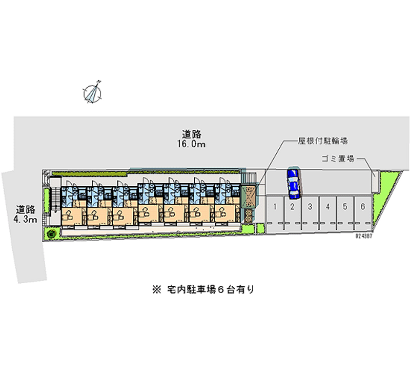 24387 Monthly parking lot