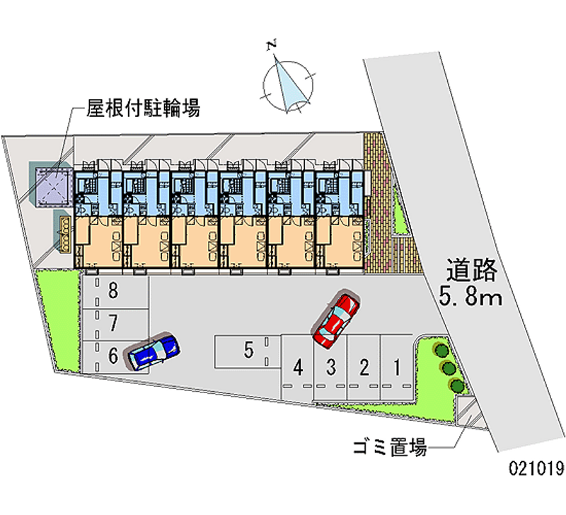 レオパレスグリーンパーク国府 月極駐車場