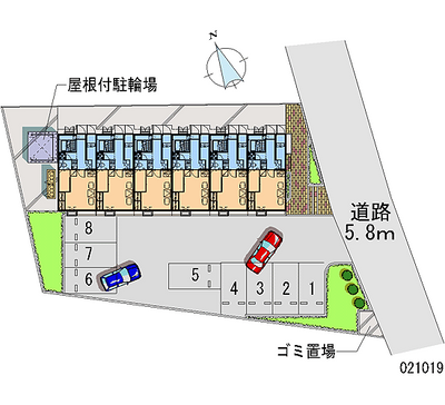 21019 Monthly parking lot