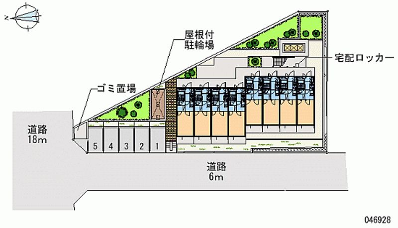 レオパレス空 月極駐車場