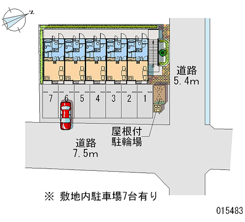 レオパレスＫ＆Ｋ 区画図