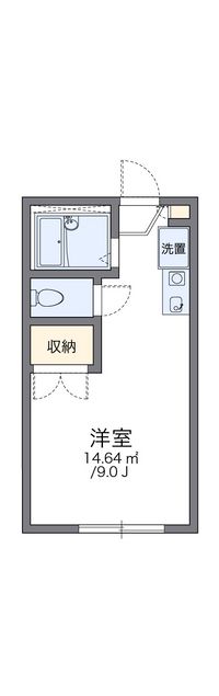 レオパレスＷｅｓｔＲｉｖｅｒ 間取り図