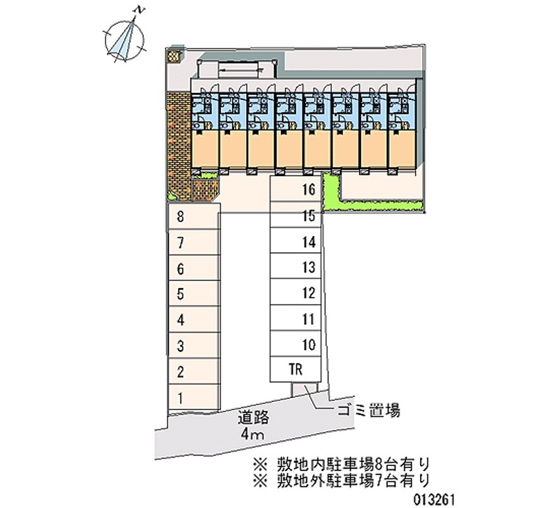 レオパレス本郷 月極駐車場