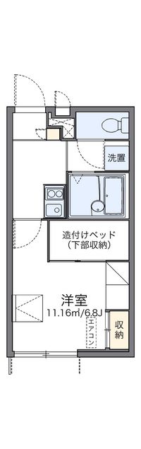 レオパレスさくら 間取り図