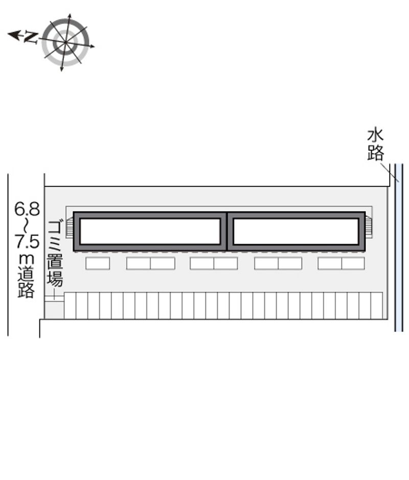 レオパレスディアコートステラ 配置図