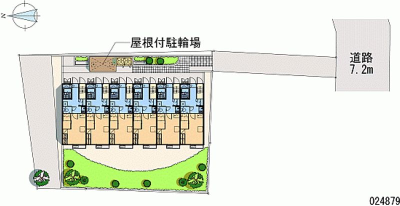 レオパレス月見坂 区画図