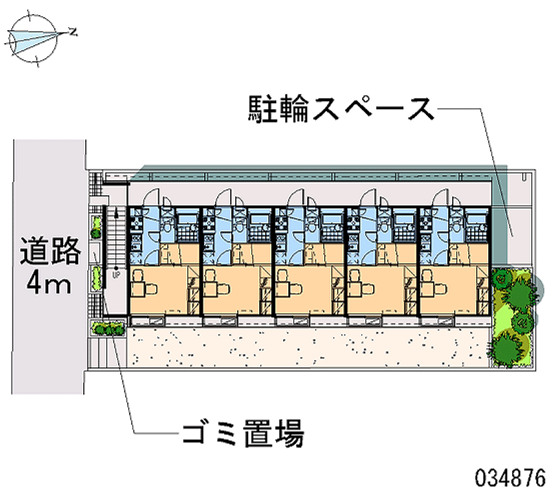 レオパレスサンチェリー 区画図