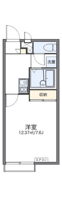 レオパレス末広タウニー 間取り図